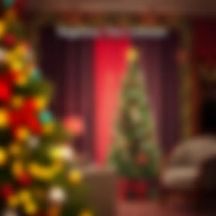 Magnificent Exploring the Aesthetics and Functionality of Christmas Tree Curtains