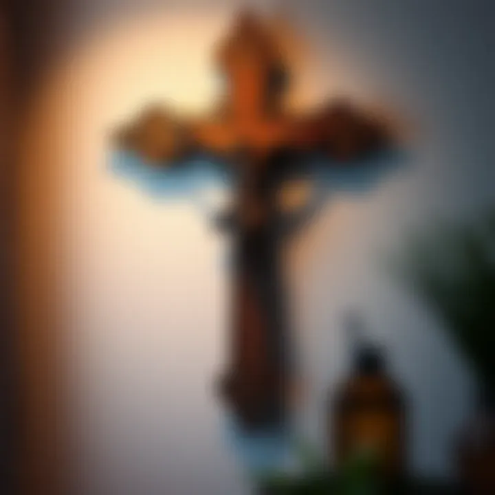 Magnificent Personalized Cross Wall Hanging: A Fusion of Style and Meaning