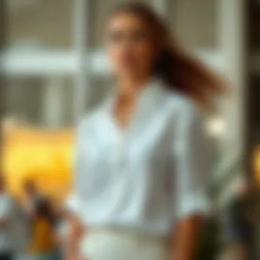 Magnificent The Timeless Appeal of the White Buttoned Blouse