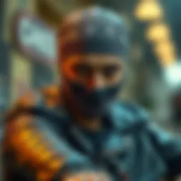 A classic biker doo rag adorned with intricate patterns