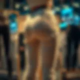 Elegant butt boosting jeans on display showcasing their unique design.