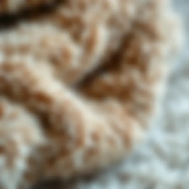Close-up of plush fabric texture of pet blanket