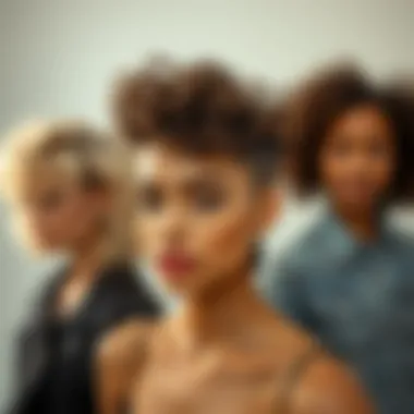 Styling for All: The Versatility of Collapsible Diffusers Diverse hair types styled with collapsible diffusers highlighting versatility