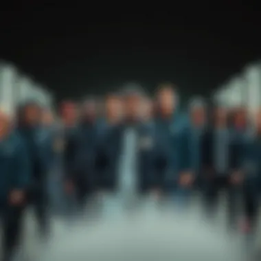 Diverse group of individuals wearing Nike jackets without hoods, illustrating style versatility