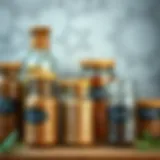 Elegant arrangement of jars with chalk labels showcasing various spices
