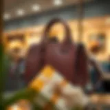 Elegant handbag showcasing refined craftsmanship