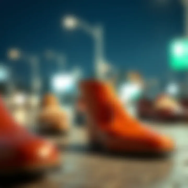Various styles of mule shoes for different occasions