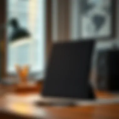 EVA Pro iPad case displayed on a stylish desk setup