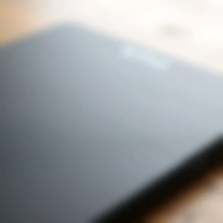 Close-up of the EVA Pro iPad case showcasing its material quality