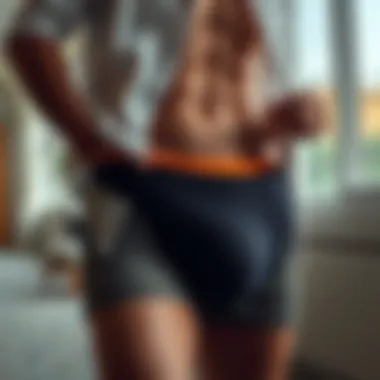 Everyday Wear with Adjustable Pouch Underwear Lifestyle image showcasing adjustable pouch underwear in everyday scenarios