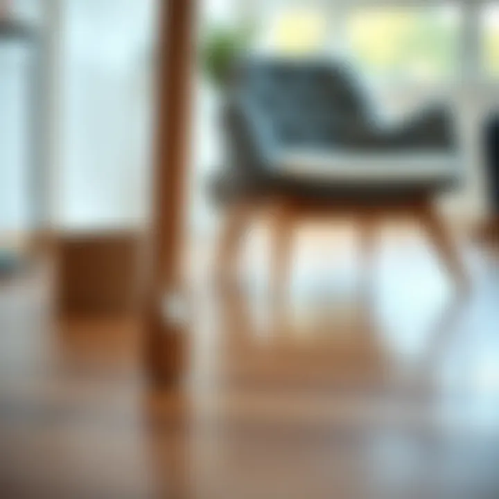 Effortless Installation of Floor Protectors Installation of felt protectors on chair legs