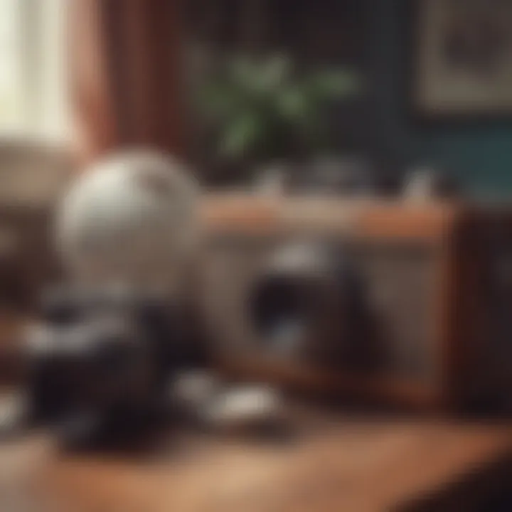 Vintage items creating a nostalgic atmosphere in photos