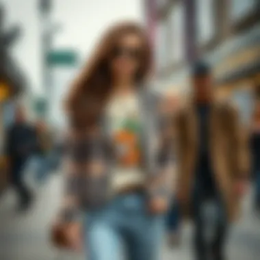 Layering Techniques for Cardigan Streetwear Creative layering of cardigans with casual streetwear outfits