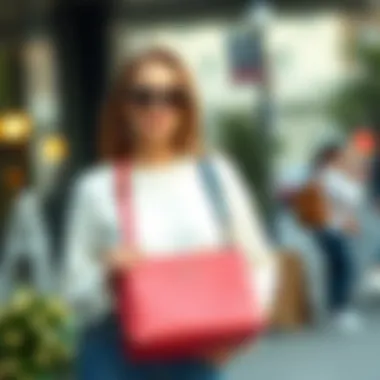 Stylish Coordination for Casual Wear The Coach Georgie Gem Crossbody styled with a chic outfit for a casual outing