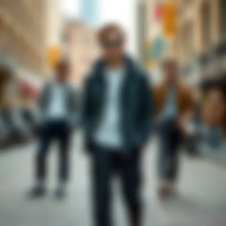 A collection of COS outfits highlighting versatility and style