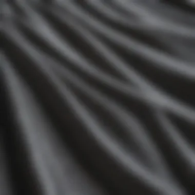 A close-up of fabric texture used in elastic ankle pants