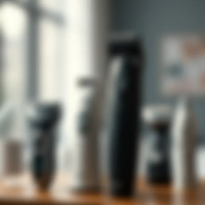 Illustration of various types of epilators available in the market