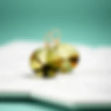 Eco-friendly crafting materials used in making funky resin earrings