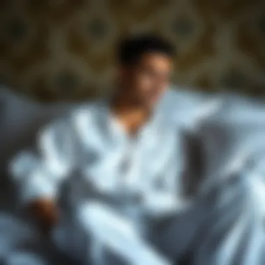 Classic cotton pajama set radiating timeless charm