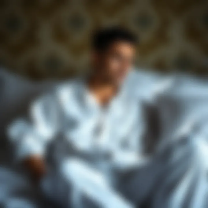 Classic cotton pajama set radiating timeless charm