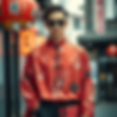 Fusion Fashion: Modern Chinese Attire A modern interpretation of Chinese clothing blended with Western fashion elements