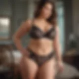 Showcasing the elegance of plus size sexy underwear styles