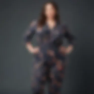 Stylish plus size jumpsuit with unique patterns