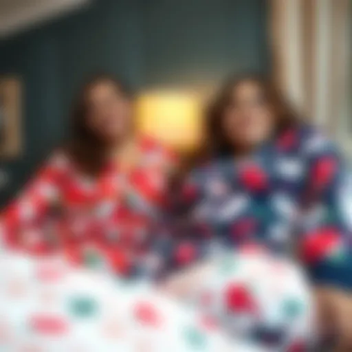 A vibrant collection of plus size pajama patterns showcasing diverse designs.