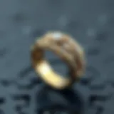Intricate ring connector design showcasing craftsmanship