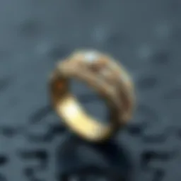 Intricate ring connector design showcasing craftsmanship