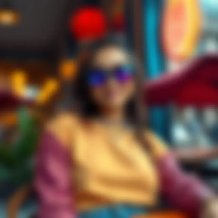 Trendy Tones: Vibrant Brunch Palette Vibrant color palette for a trendy brunch outfit