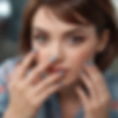 Chic Short Gel Press-On Nail Designs Elegant short gel press-on nails in various colors and designs