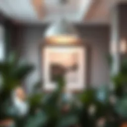 Elegant display of a 12x12 square frame with art