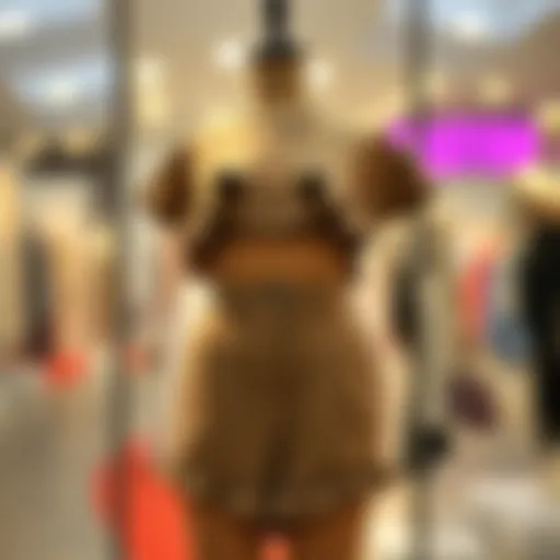 Stylish 2 piece ruffle short set displayed on a mannequin