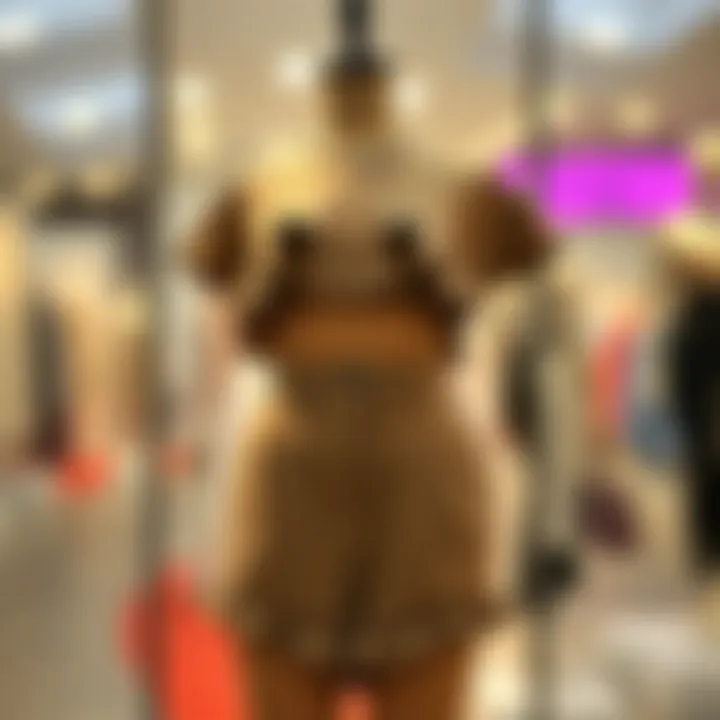 Stylish 2 piece ruffle short set displayed on a mannequin