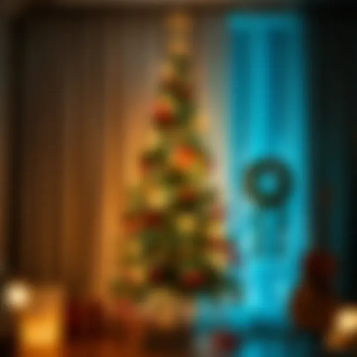 Exploring the Aesthetics and Functionality of Christmas Tree Curtains Summary