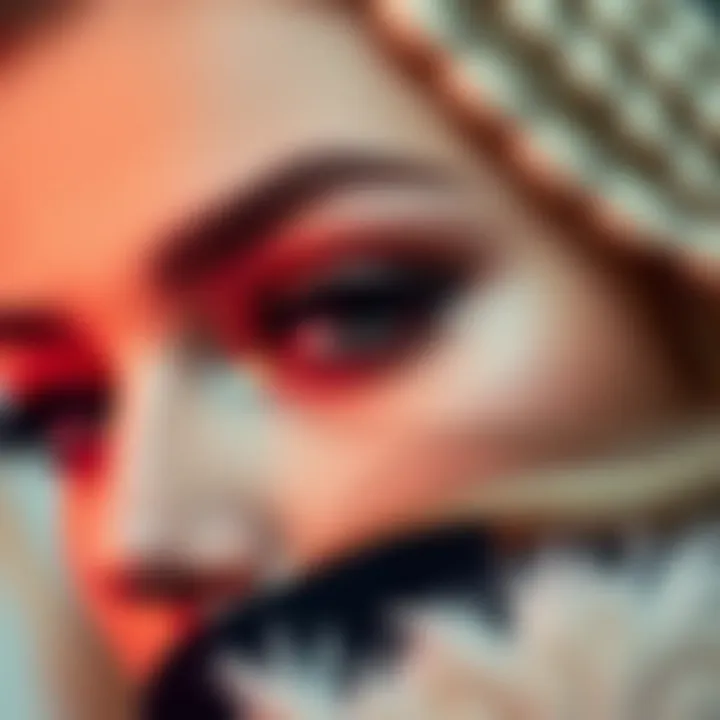 Stylish Makeup Enhanced by Mink Lashes Stylish makeup look enhanced by mink lashes