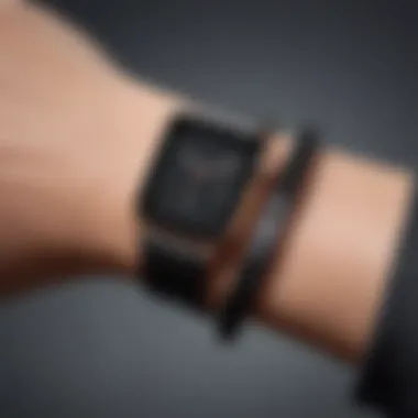 Stylish black leopard engraved Apple Watch band displayed on a modern wrist