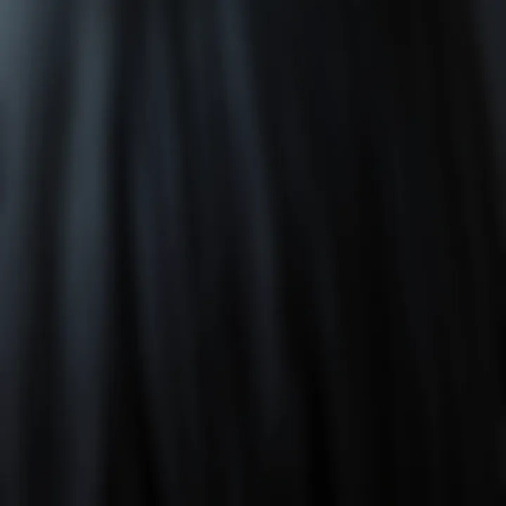 Close-up of the smooth texture of long straight black hair