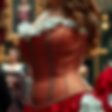 Historical depiction of corsets in Renaissance fairs highlighting cultural narratives