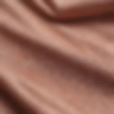 Close-up of fabric textures showcasing comfort and quality