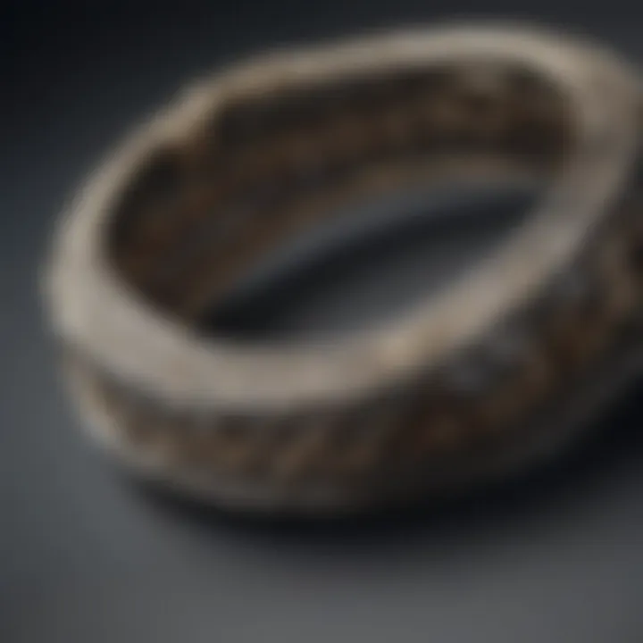 Intricate close-up of a komboskini bracelet showcasing its woven texture