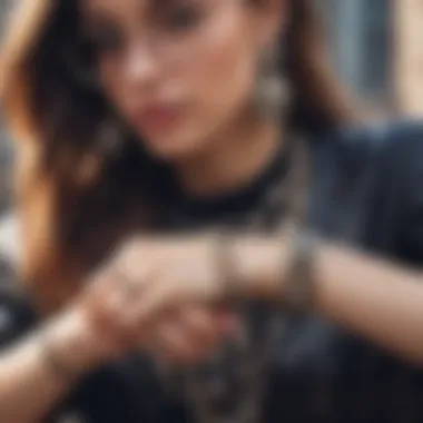 Komboskini: A Statement of Personal Style Person wearing a komboskini bracelet as a statement of personal style