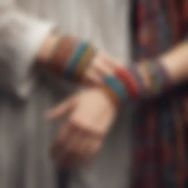 Celebrating Cultural Diversity Through Komboskini A collection of vibrant komboskini bracelets symbolizing cultural diversity
