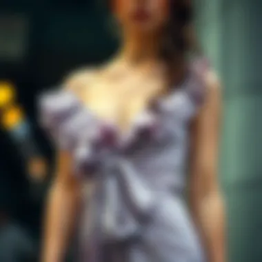 Notable Exploring the Solid Ruffle Trim Tie Front Asymmetrical Dress Notable Exploring the Solid Ruffle Trim Tie Front Asymmetrical Dress