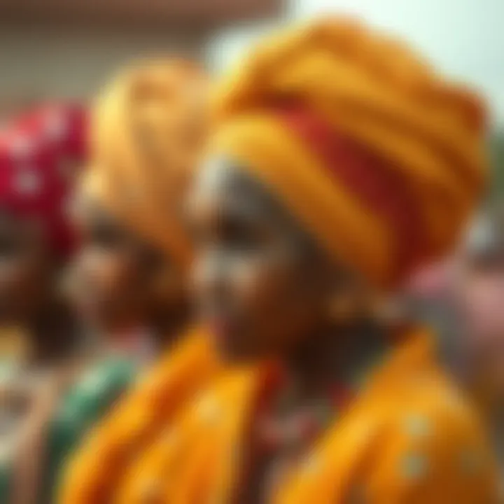 Cultural significance of hair turbans in different societies