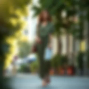 Sustainable fashion choices with khaki jumpsuits