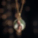 Elegant two-sided pendant showcasing personal imagery