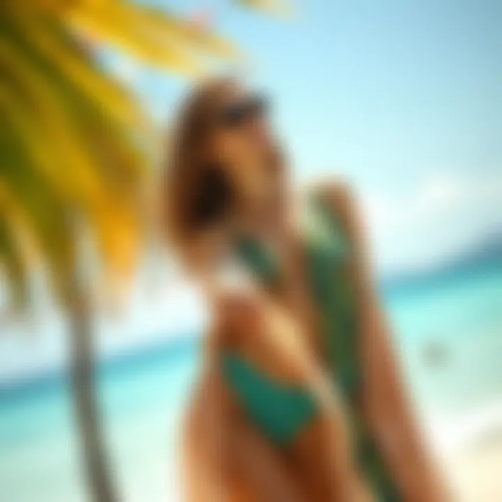 Chic cover-up made from sustainable materials