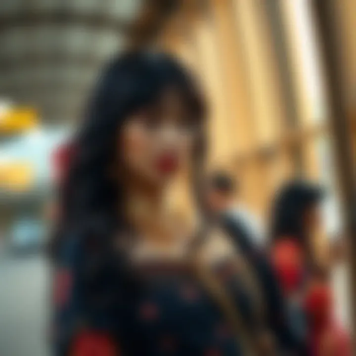 Cultural icons showcasing the beauty of long wigs